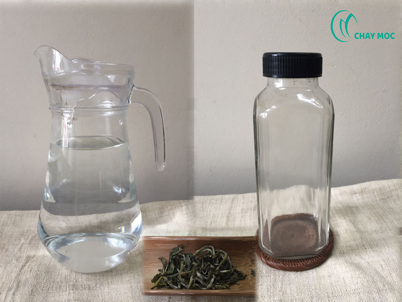 Các dụng cụ và nguyên liệu cần để pha trà lạnh